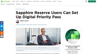 Sapphire Reserve Users Can Set Up Digital Priority Pass - NerdWallet