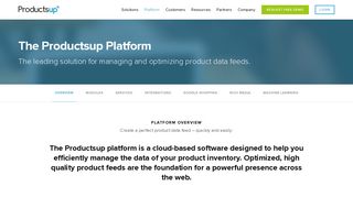 The Productsup Platform: Software for Product Data Management