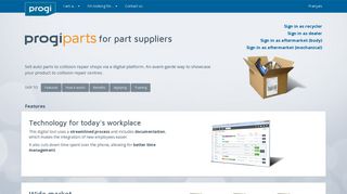 ProgiParts for Parts suppliers - Progi