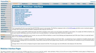 CommuniGate Pro WebUser Interface