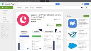 Copper - CRM for G Suite (formerly ProsperWorks) - Apps on Google ...