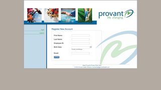 Provant Health Solutions: Logins - New