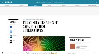 Proxy Services Are Not Safe. Try These Alternatives | WIRED