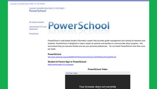 PowerSchool - Clague Incoming 6th Grade - Google Sites