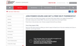Power Hours Energy-Saving Program | PSO PowerHours | Power ...