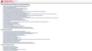Public Bank Internet Banking First Time Login and Support