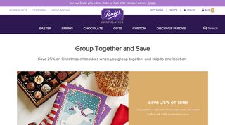 Group Purchase Program | Purdys Chocolatier