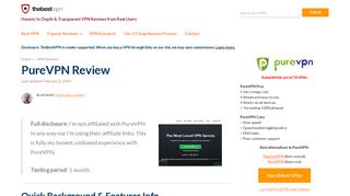 Why I Don't Recommend Using PureVPN (Review) | TheBestVPN.com