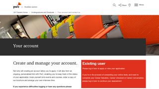 Your account and contact us - PwC UK