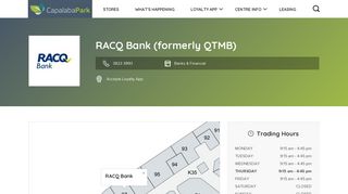 RACQ Bank (formerly QTMB) - Capalaba Park