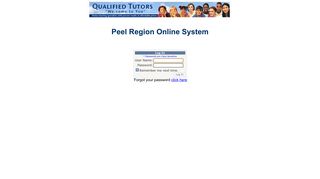 QT Peel Region Login - Qualified Tutors
