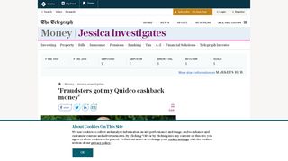 'Fraudsters got my Quidco cashback money' - Telegraph