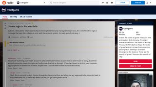 Steam login to Racenet fails : dirtgame - Reddit