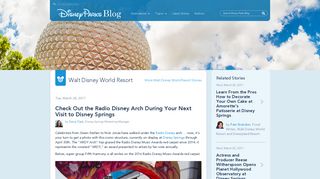 Check Out the Radio Disney Arch During Your Next Visit to Disney ...