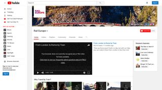 Rail Europe - YouTube