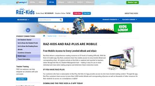 Interactive ebooks for children - Raz-Kids