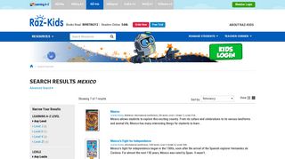 Search Results mexico - Raz-Kids