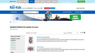 Search Results games to play - Raz-Kids