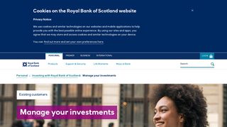 Manage Your Investments | Royal Bank of Scotland