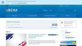 ECHA: Homepage