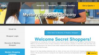Mystery Shopping Company - Reality Based Group