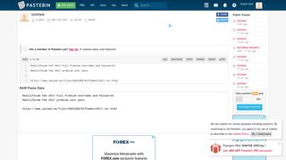 Reallifecam Feb 2017 Full Premium Username and ... - Pastebin.com