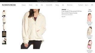 Free People FP Movement Off the Record Soft Fleece Hoodie ...