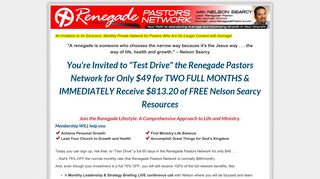 Sign Up Now for the Renegade Pastor's Network! | Church Leader ...