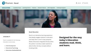 Education | Revel | Pearson