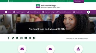 Student Email and Microsoft Office : Richland College