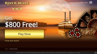 For a World-Class Online Casino, Play at River Belle