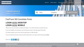FastTrack 360 Candidate Portal - Robert Walters NZ