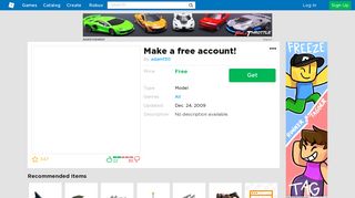 Roblox Create An Account Login And Support - how to make a free account on roblox