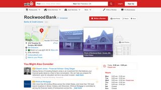Rockwood Bank - Banks & Credit Unions - 219 Thresher Dr, Eureka ...