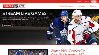 Stream Live NHL Games on Rogers NHL LIVE™