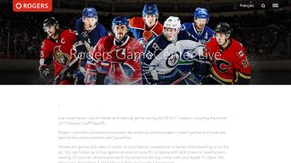 Rogers GameCenter Live - Rogers Media