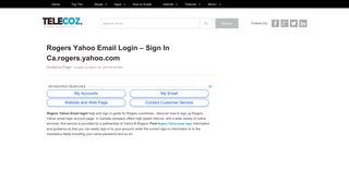 Rogers Yahoo Login Email – Sign In Rogers Mail Powered by Yahoo