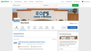 Ross Stores - I don't know why I stayed here almost 5 years | Glassdoor