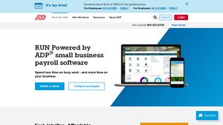 RUN Powered by ADP® | Payroll Software for Small Businesses