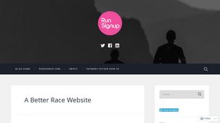 A Better Race Website – RunSignup