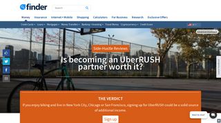 How much can I earn doing UberRUSH partner? | finder.com