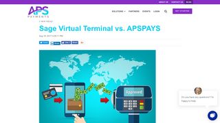 Sage Virtual Terminal vs. APSPAYS - American Payment Solutions