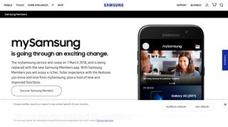 mySamsung | a customer care program that helps you easily set up ...