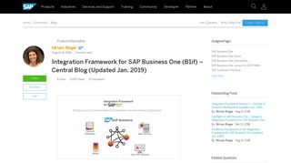 Integration Framework for SAP Business One (B1if) – Central Blog ...