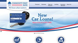Community First Bank: Home
