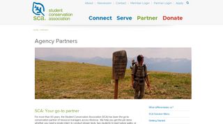 Agency Partners | The Student Conservation Association