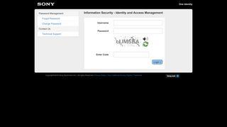 Sony Login