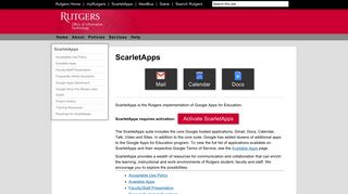 ScarletApps | Office of Information Technology