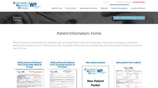 Scarsdale Medical Group - Forms