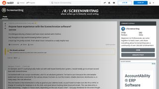 Anyone have experience with the Scenechronize software ...